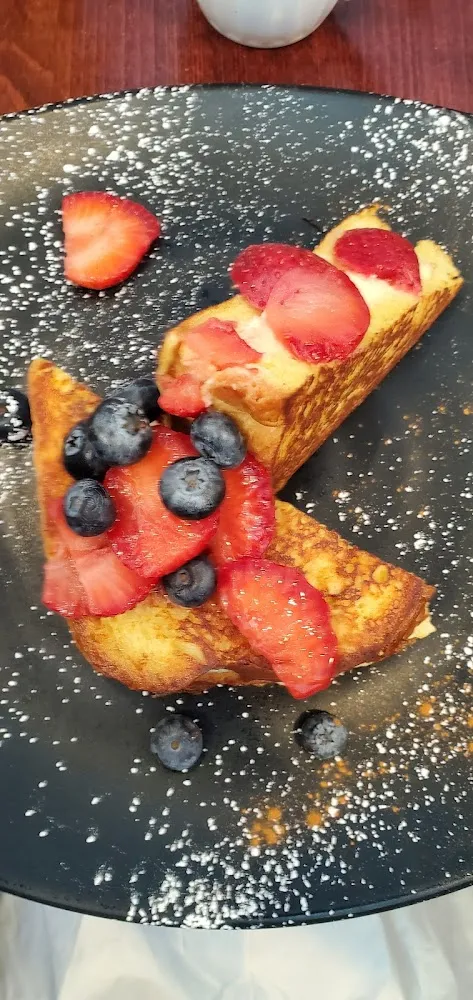 Cream Cheese Stuffed French Toast with Fruit
